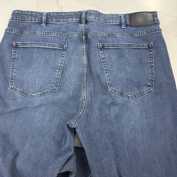 DL1961 Jeans Mens 40x33 Avery Relaxed Straight Seaport Dark Wash DL Ultimate - Picture 6 of 13